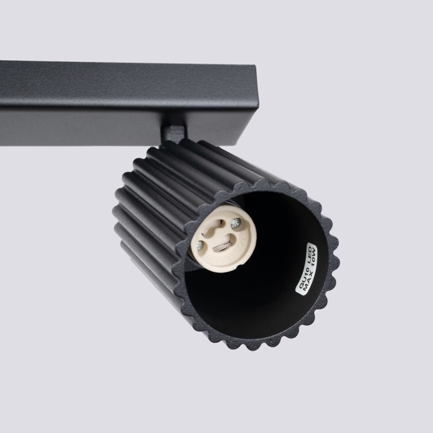 Brilagi - LED-spottivalaisin CRESTO 6xGU10/10W/230V musta