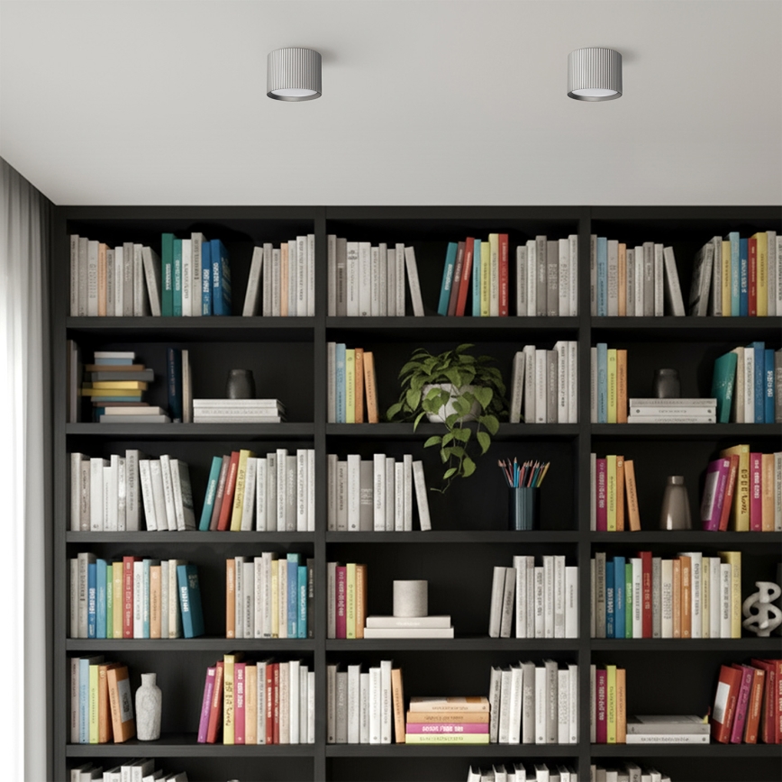 Brilagi - LED STRIPY-kohdevalaisin 1xGX53/15W/230V hopea