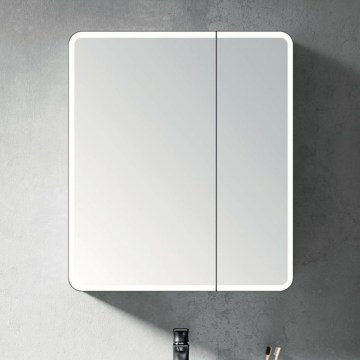 BRILAGI - LED-taustavalaistu peilikaappi kylpyhuoneeseen NOTO DOUBLE 60x70 cm