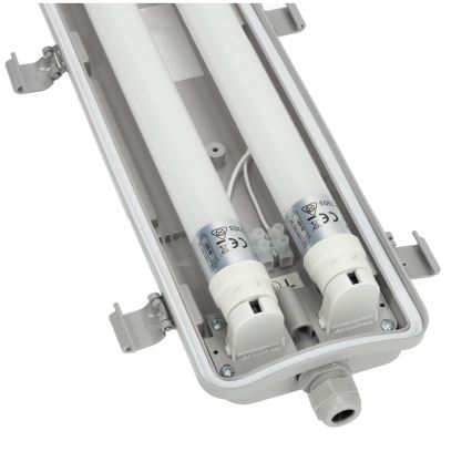BRILAGI - LED-teollisuusloisteputkivalaisin, pölytiivis OPTIMA T8 2xG13/18W/230V 4000K IP65 128 cm - lavalla 110 kpl