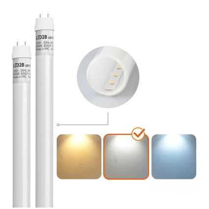 BRILAGI - LED-tekninen pölytiivis loisteputkivalaisin OPTIMA T8 2xG13/9W/230V 4000K IP65 67,5 cm