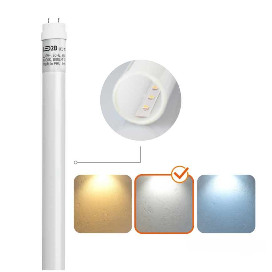 BRILAGI - LED-tekninen pölytiivis loisteputkivalaisin OPTIMA T8 1xG13/18W/230V 4000K IP65 128 cm