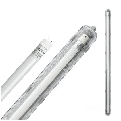 BRILAGI - LED-tekninen pölytiivis loisteputkivalaisin OPTIMA T8 1xG13/18W/230V 4000K IP65 128 cm