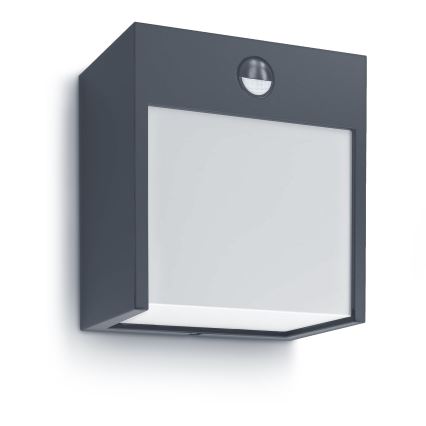 Brilagi - LED-ulkovaloseinävalaisin liiketunnistimella TERNI LED/12W/230V antrasiitti IP44