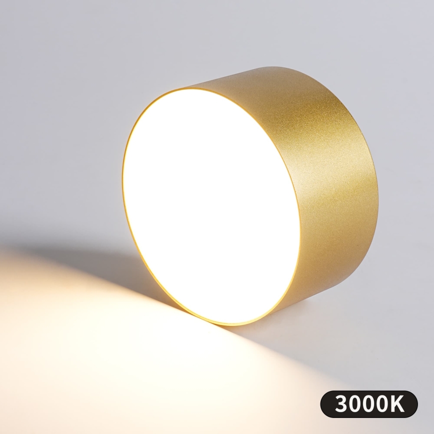 BRILAGI - LED Ulkokattovalaisin FORIS LED/14W/230V, halkaisija 12 cm, kultainen, IP44