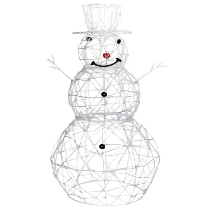 Brilagi - LED-ulkojoulukoriste 3,6W/31/230V 6500K 120 cm IP44 lumiukko