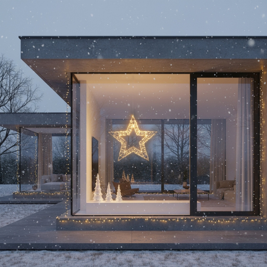 Brilagi - LED-ulkojoulukoriste LED/6W/230V IP44 50x48 cm tähti