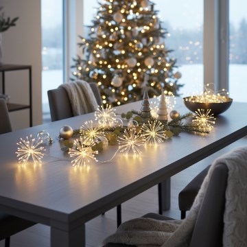 Brilagi - LED-ulkojouluvalosarja 150xLED 5m IP44 lämmin valkoinen ilotulitus