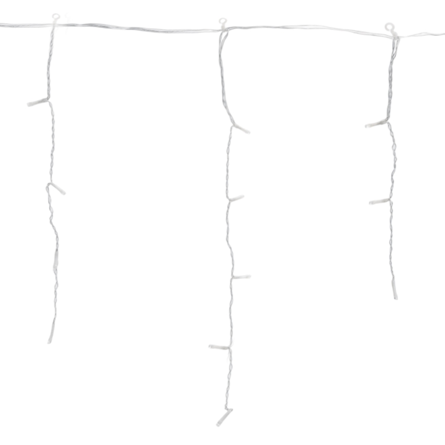 Brilagi - LED-ulkojouluvalosarja 200xLED/8 toimintoa 13x0,6m IP44 kylmänvalkoinen