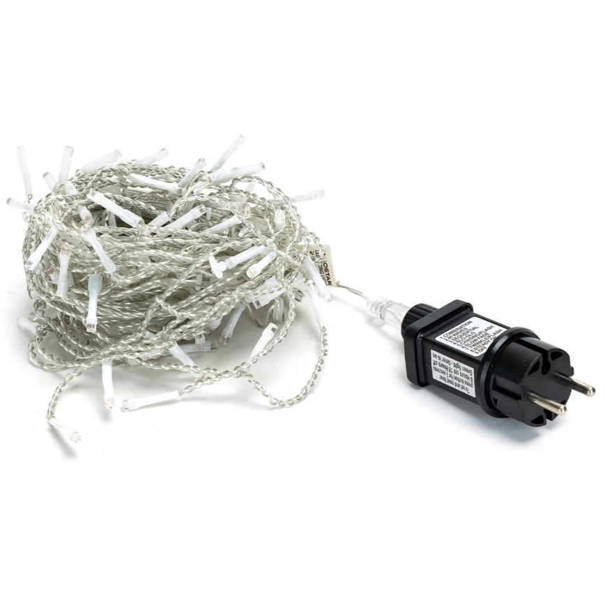 Brilagi - LED-ulkojouluvalosarja 200xLED/8 toimintoa 13x0,6m IP44 kylmänvalkoinen