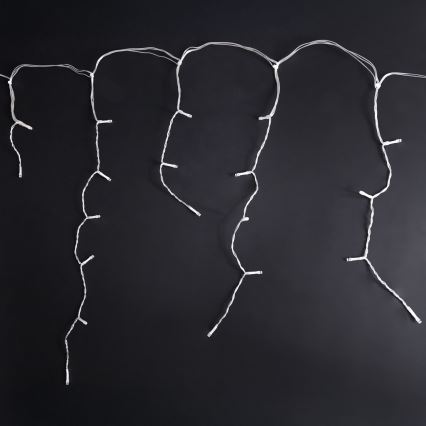 Brilagi - LED-ulkojouluvalosarja, 400 LED, 8 toimintoa, 23 m, IP44, kylmänvalkoinen