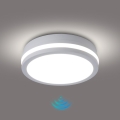 Brilagi - LED-ulkokattovalaisin anturilla BENE LED/18W/230V halkaisija 21,5 cm valkoinen IP54