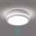 Brilagi - LED-ulkokattovalaisin anturilla BENE LED/18W/230V halkaisija 21,5 cm valkoinen IP54