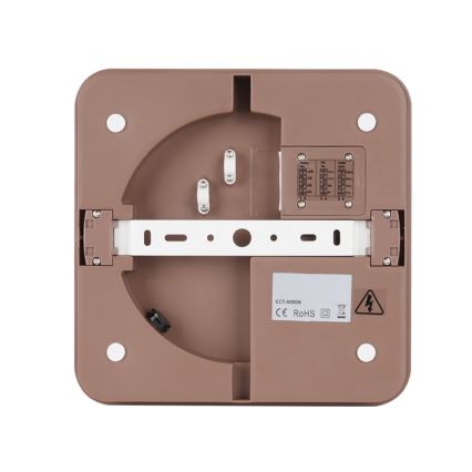 Brilagi - LED ulkokattovalaisin BENE LED/24W/230V 26x26 cm ruskea IP54