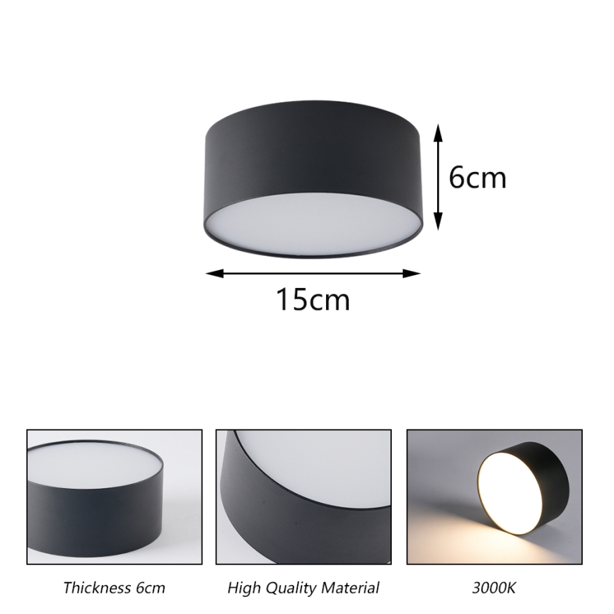 BRILAGI - LED Ulkokattovalaisin FORIS LED/20W/230V halkaisija 15 cm valkoinen IP44