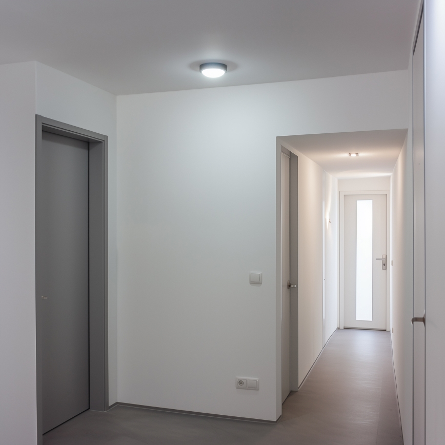 Brilagi - LED-ulkokattovalaisin LED/13W/230V halkaisija 17 cm IP54 antrasiitti