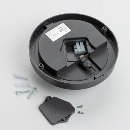 Brilagi - LED-ulkokattovalaisin LED/13W/230V halkaisija 17 cm IP54 antrasiitti