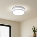 Brilagi - LED-ulkokattovalaisin liiketunnistimella BENE LED/18W/230V halkaisija 21,5 cm valkoinen IP54