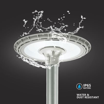 BRILAGI - LED-ulkovalaisin pylväällä 3 m URBANSPARK LED/120W/230V harmaa IP65