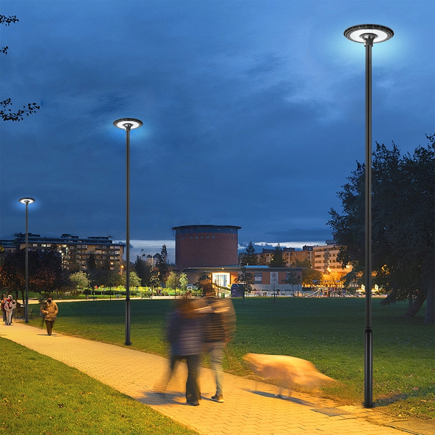 Brilagi - LED-ulkovalaisin pylväällä 5 m URBANSPARK LED/120W/230V musta IP65