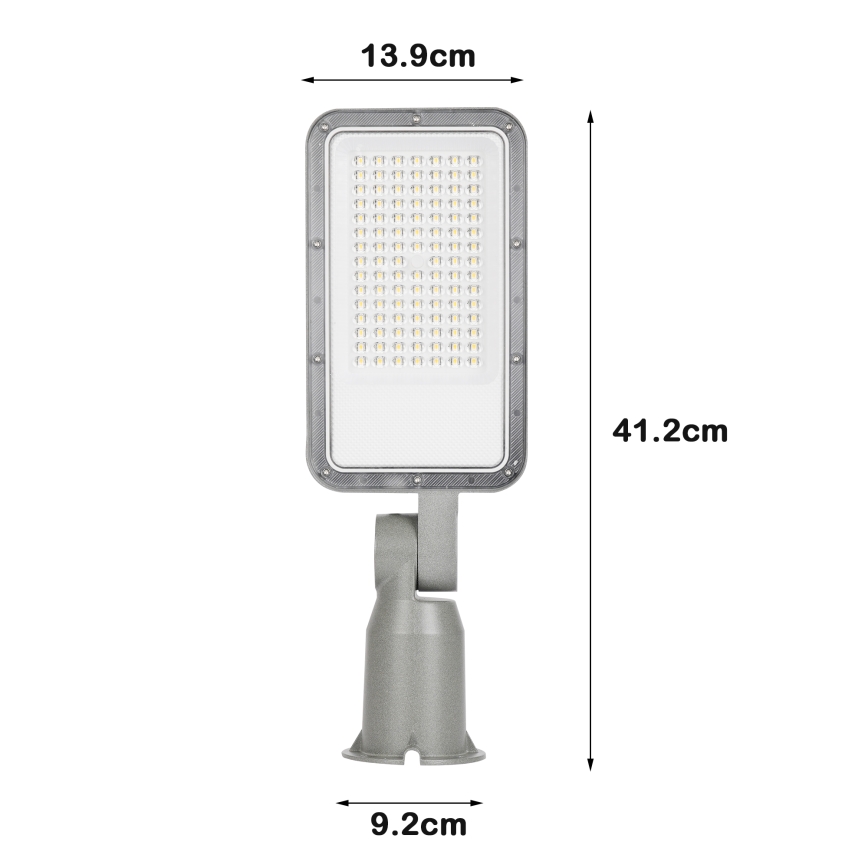 Brilagi - URBANLIGHT LED-ulkokatuvalaisin nivelöity LED/50W/230V harmaa IP65
