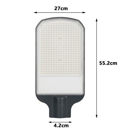 Brilagi - LED ulkokatuvalaisin URBANLIGHT LED/200W/230V antrasiitti IP65