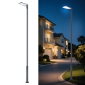 Brilagi - LED-ulkokatuvalo 5 m pylväällä ja kääntyvällä nivelellä URBANLIGHT LED/200W/230V antrasiitti IP65