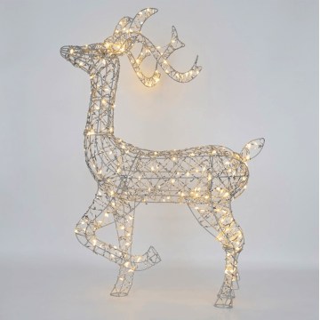 BRILAGI - LED Ulkokäyttöinen joulukoriste LED/3,6 W/8 toimintoa 105 cm IP44 poro