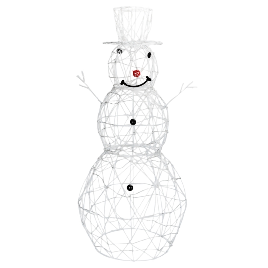 Brilagi - LED Ulkokäyttöinen joulukoriste LED/3,6W/31/230V 2700K 90 cm IP44 lumiukko