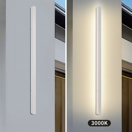Brilagi - LED-ulkoseinävalaisin LINEAR LED/32W/230V 3000K IP65 140 cm valkoinen CRI 90