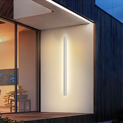 Brilagi - LED-ulkoseinävalaisin LINEAR LED/32W/230V 3000K IP65 140 cm valkoinen CRI 90