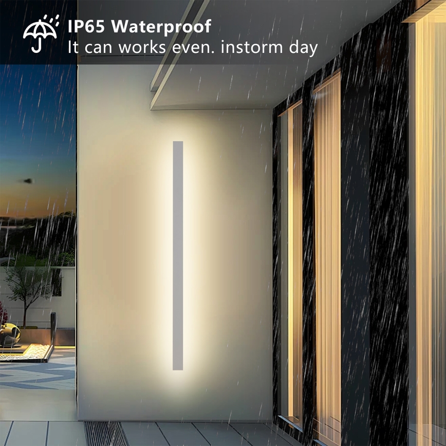 Brilagi - LED-ulkoseinävalaisin LINEAR LED/32W/230V 3000K IP65 140 cm valkoinen CRI 90