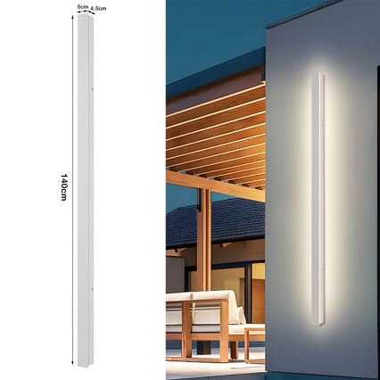 Brilagi - LED-ulkoseinävalaisin LINEAR LED/32W/230V 3000K IP65 140 cm valkoinen CRI 90