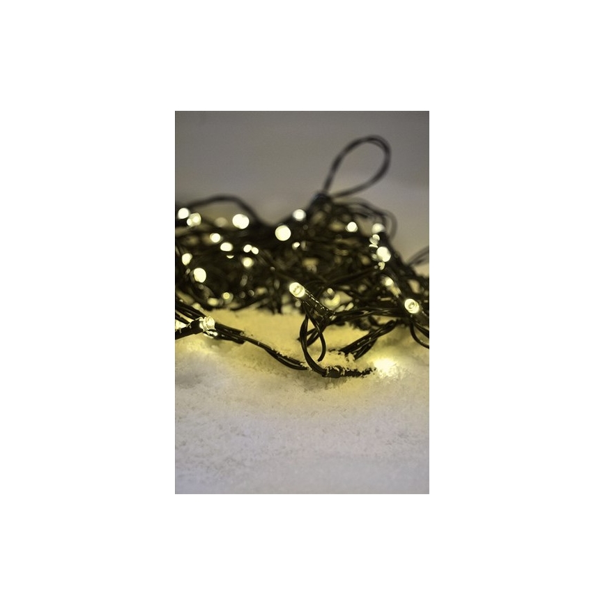 Brilagi - LED ulkokäyttöinen  valosarja 100xLED/8 toimintoa 13 m IP44 lämmin valkoinen