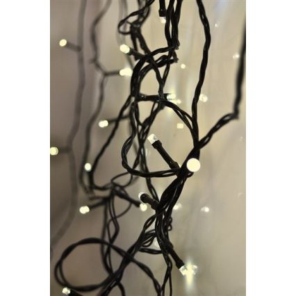 Brilagi - LED ulkokäyttöinen  valosarja 100xLED/8 toimintoa 13 m IP44 lämmin valkoinen