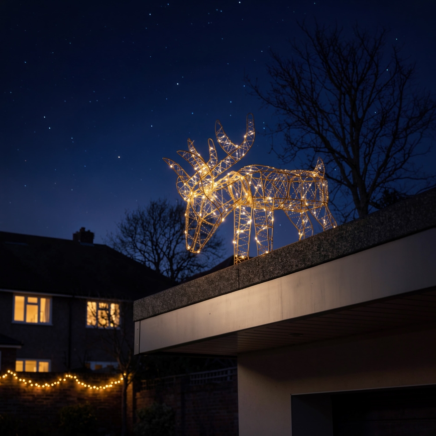 BRILAGI - LED Ulkokäyttöön sopiva joulukoriste LED/3,3W/230V IP44 56x43 cm poro