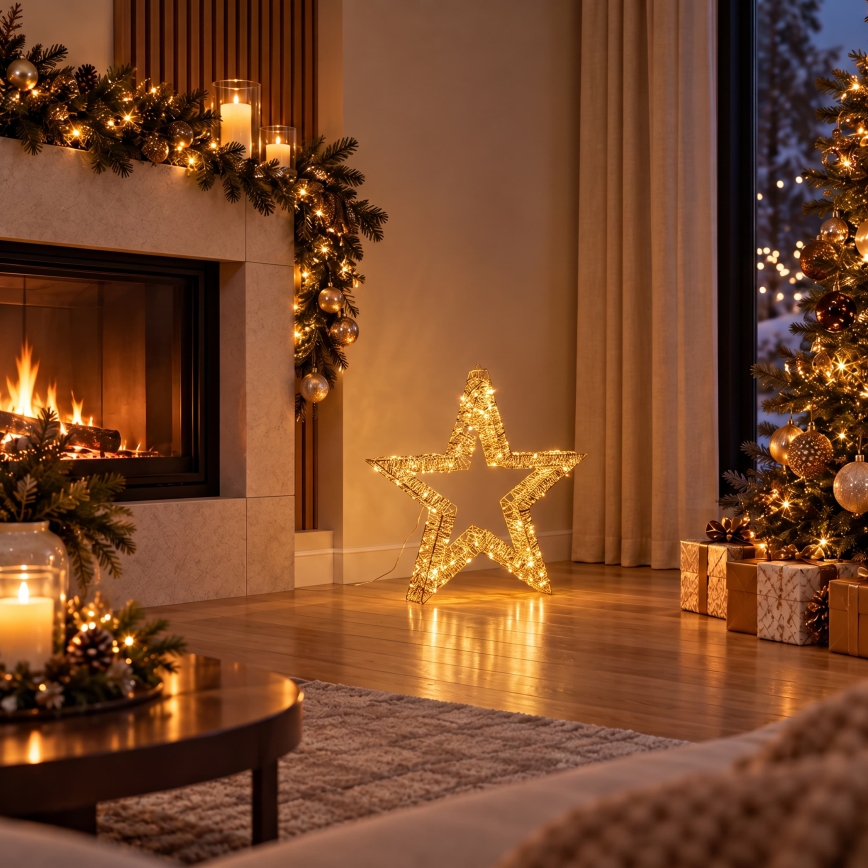 BRILAGI - LED Ulkokäyttöön tarkoitettu joulukoriste LED/3,3W/230V IP44 60 cm tähti