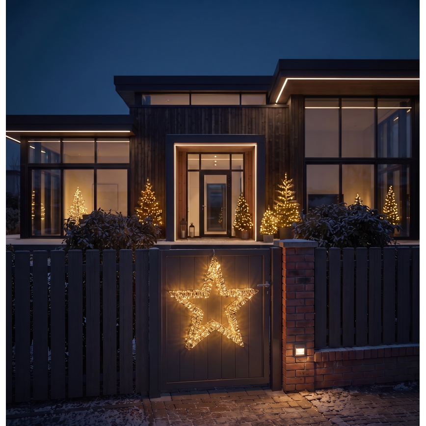 BRILAGI - LED Ulkokäyttöön tarkoitettu joulukoriste LED/3,3W/230V IP44 60 cm tähti