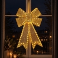 BRILAGI - LED-ulkokäyttöön tarkoitettu joulukoriste LED/3,3W/230V IP44 kultainen rusetti
