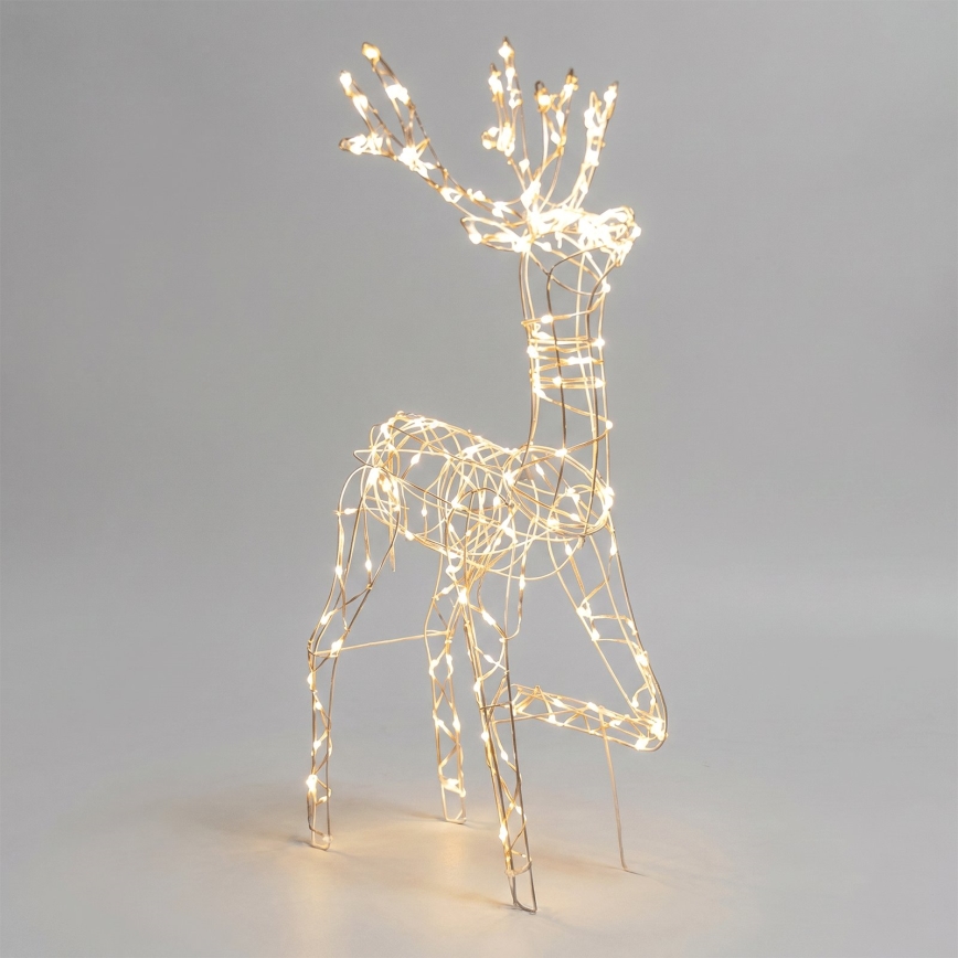 BRILAGI - LED Ulkojoulukoriste LED/3,6W/8 toimintoa 150 cm IP44 poro lämmin valkoinen