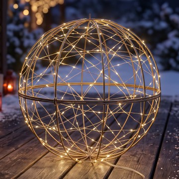 BRILAGI - LED-ulkokäyttöön tarkoitettu joulupallo LED/1,3W/230V IP44, halkaisija 40 cm