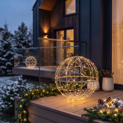 BRILAGI - LED-ulkokäyttöön tarkoitettu joulupallo LED/1,3W/230V IP44, halkaisija 40 cm