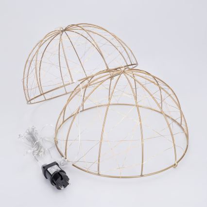 BRILAGI - LED-ulkokäyttöön tarkoitettu joulupallo LED/1,3W/230V IP44, halkaisija 40 cm