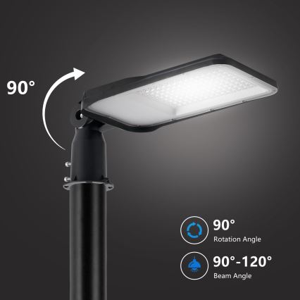 Brilagi - LED ulkokatulamppu nivelillä URBANLIGHT LED/100W/230V musta IP65