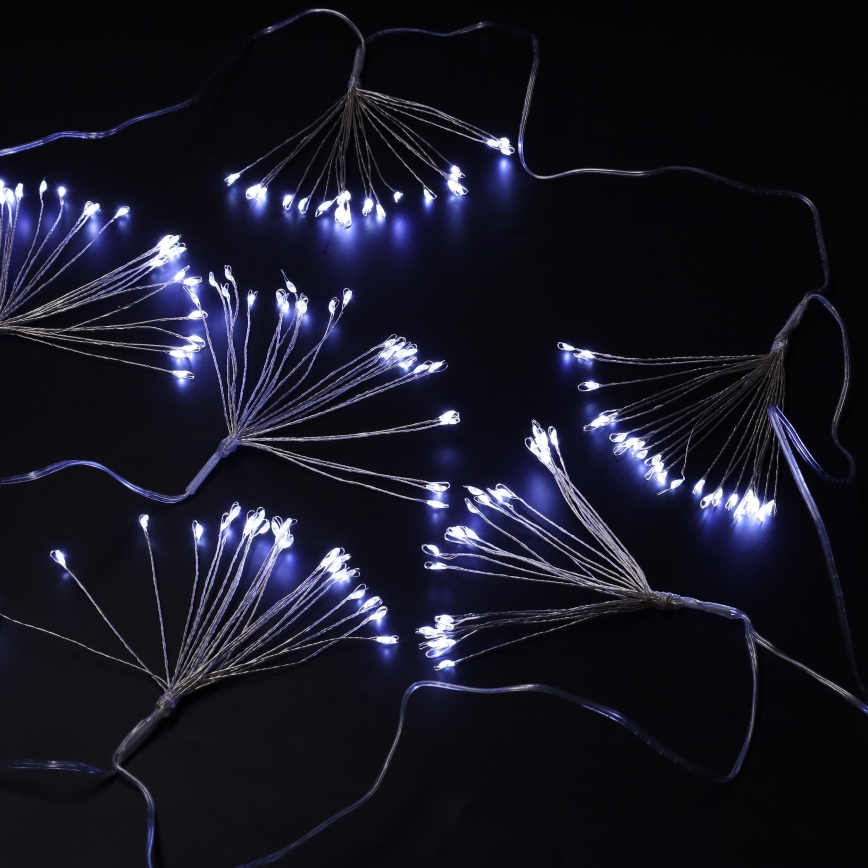Brilagi - LED-ulkoketju 150xLED 5m IP44 kylmä valkoinen ilotulitus