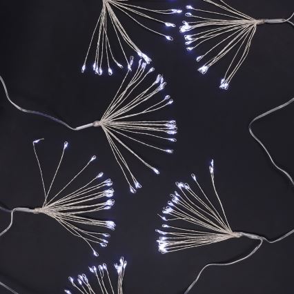 Brilagi - LED-ulkoketju 150xLED 5m IP44 kylmä valkoinen ilotulitus