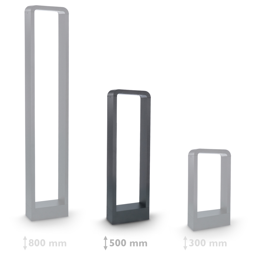 Brilagi - LED-ulkolamppu BARI LED/7W/230V 3000/4000/6000K antrasiitti IP54 50 cm