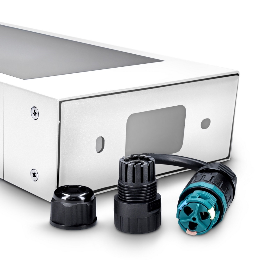 Brilagi - LED-ulkolamppu BARI LED/7W/230V 3000/4000/6000K valkoinen IP54 50 cm