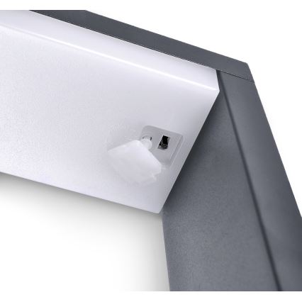 Brilagi - LED-ulkolamppu RAGUSA LED/7W/230V 3000/4000/6000K antrasiitti IP54 30 cm