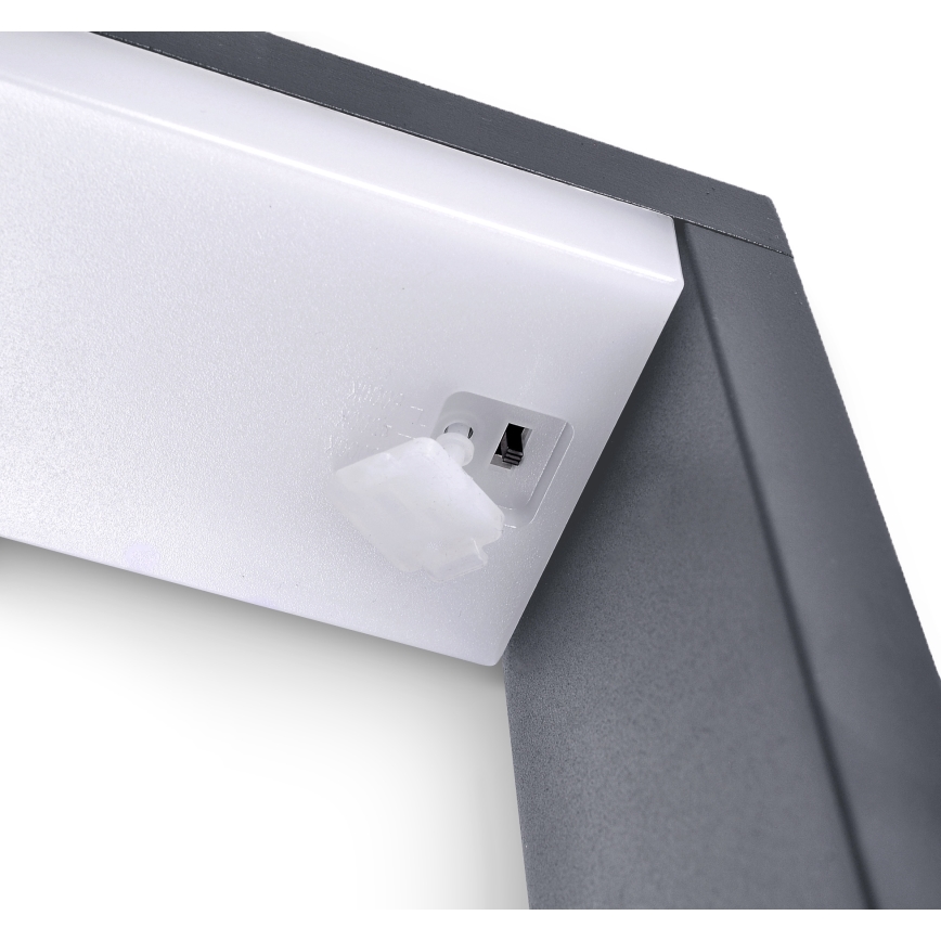 Brilagi - LED-ulkolamppu RAGUSA LED/7W/230V 3000/4000/6000K antrasiitti IP54 50 cm